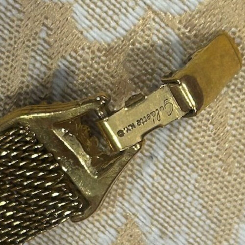 GOLDETTE NY Victoria Revival Gold Mesh BRACELET - Picture 12 of 12